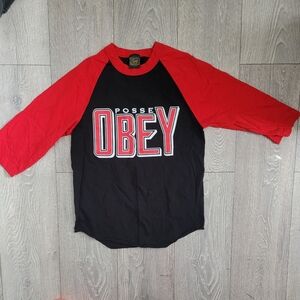 Obey 3/4 Sleeve Shirt